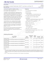 ISL22343WFV20Z-TK Datasheet Copertura