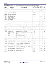 ISL22343WFV20Z-TK Datasheet Pagina 7