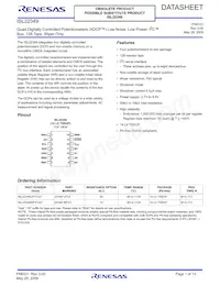 ISL22349WFV14Z-TK Datasheet Copertura