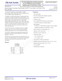 ISL22414WFU10Z-T7A Datasheet Copertura