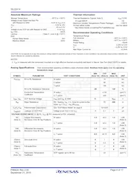 ISL22414WFU10Z-T7A Datenblatt Seite 4