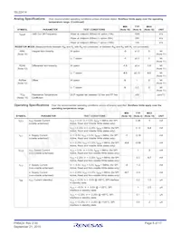 ISL22414WFU10Z-T7A Datasheet Pagina 5