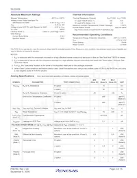 ISL22426WFR16Z-TK Datenblatt Seite 3