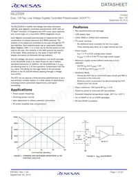 ISL23328UFVZ-TK Datasheet Copertura