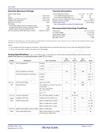 ISL23328UFVZ-TK Datenblatt Seite 4