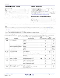 ISL23345UFRZ-T7A Datasheet Pagina 4