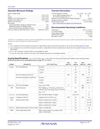 ISL23348WFRZ-TK Datasheet Pagina 4