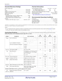 ISL23418WFUZ-TK Datenblatt Seite 4