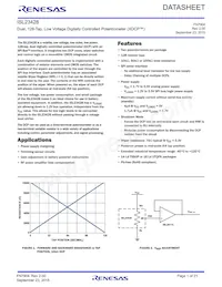 ISL23428UFRUZ-T7A Datasheet Copertura