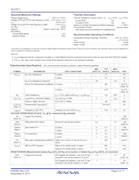 ISL23511WFRU10Z-TK Datasheet Pagina 3