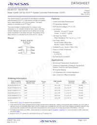 ISL90727WIE627Z-T7A Datasheet Cover