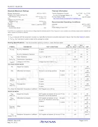 ISL90727WIE627Z-T7A Datasheet Page 3