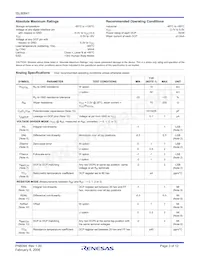 ISL90841WIV1427Z Datasheet Pagina 3