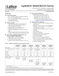 LC4512V-35F256C Datasheet Cover