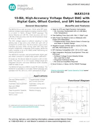 MAX5318GUG+T Datasheet Copertura