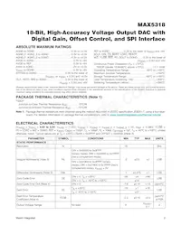 MAX5318GUG+T Datasheet Pagina 2