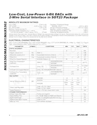 MAX5360NEUK+T Datenblatt Seite 2