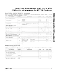 MAX5360NEUK+T Datenblatt Seite 3