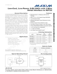 MAX5385EUT+TG52 Datenblatt Cover