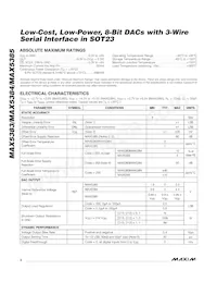 MAX5385EUT+TG52 Datasheet Pagina 2