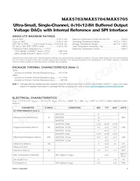 MAX5704ATB+ Datasheet Pagina 2