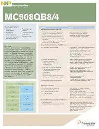 MC908QB4MDWER Datenblatt Cover