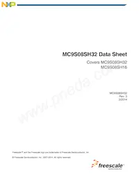 MC9S08SH16VTJR數據表 頁面 5