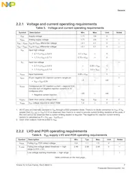 MKL14Z64VFT4R數據表 頁面 7