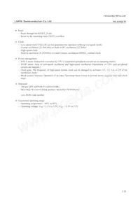 ML610Q178-NNNGAZ0AAL Datasheet Pagina 3