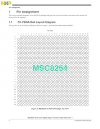 MSC8254TAG1000B Datasheet Page 4