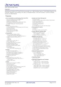 R7FS3A77C2A01CLK#AC1 Datasheet Page 2