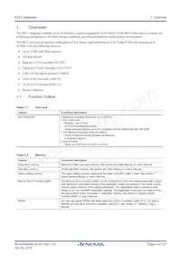 R7FS3A77C2A01CLK#AC1 Datasheet Page 3