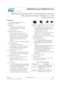 STM32F031C6T7TR數據表 封面