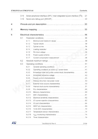 STM32F031C6T7TR Datasheet Page 3