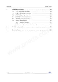 STM32F038C6T7 Datenblatt Seite 4