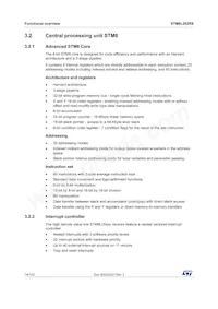 STM8L052R8T6TR Datasheet Pagina 14