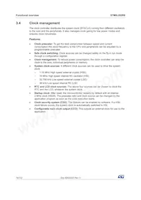 STM8L052R8T6TR Datasheet Pagina 16