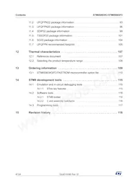 STM8S903F3M3TR Datasheet Page 4