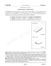 TMP86PH06UG(C Datenblatt Cover