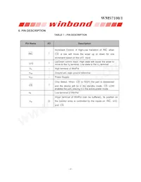 WMS7101100P Datasheet Pagina 6