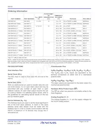 X9418WV24ZT1 Datasheet Pagina 2