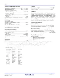 X9511WPZ Datasheet Pagina 5