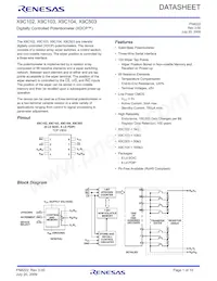 X9C503ST2數據表 封面