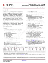 XC3S50AN-5FT256C Datasheet Page 2