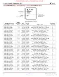 XC95108-10PQG100C Datasheet Pagina 8