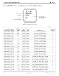 XC95144XL-5CSG144C Datasheet Pagina 10