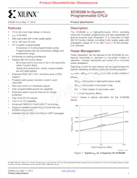 XC95288-20HQ208I Datasheet Copertura