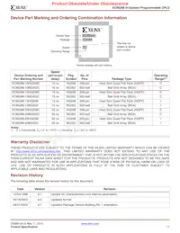 XC95288-20HQ208I Datasheet Page 11