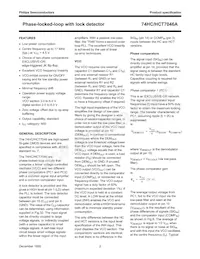 74HC7046AD/AUJ Datasheet Pagina 2