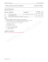 74HC7046AD/AUJ Datasheet Pagina 4